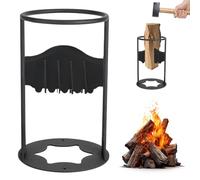 Manual Log Splitter, Afenau Firewood Splitter, Portable Wood Splitter, Manual, Improved Kindling Cracker Wood Splitter, Carbon Steel Wood Splitter for Home and Outdoor Activities