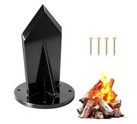 Manual Log Splitter, Heavy Duty Firewood Kindling Splitter Base Mounted, Lightweight & Portable Wood Splitting for Gardening and DIY