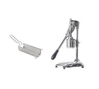 Manual Long French Fries Maker 20-30CM Dough Chips Squeezer Aluminum Alloy Machine for Corn Potato Dough Extruder Kitchen Tool(WT-010)