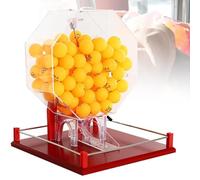 Manual Lottery Machine and Bingo Game Set, Holds 100 Table Tennis Balls, Random Selection for Fair Play, Ideal for Party and Event Entertainment