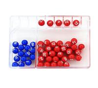 Manual Lottery Number Machine - Professional Premium Lottery Ball Drawing Toy Picker for All Lotteries, Transparent Viewing Chamber, Rotating Handle, Sturdy Construction, Smooth Being