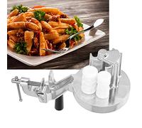 Manual Macaroni Maker Stainless Steel, Homemade Macaroni Noodle Pasta Press Machine for Kitchen Spaghetti Fettucini, Gnocchi, Risotto