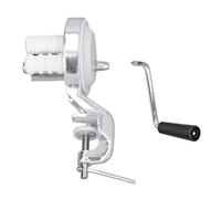 Manual Macaroni r, Aluum y Noodle Press, Hand Cranking Noodles Pressing Device with Portable Handle, No umption Tool for Home Restaurant Cam