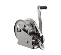 Manual Marine Winch - 1100KG Capacity, 304 Stainless Steel for Boating and Towing