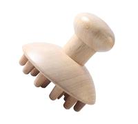 Manual Massage Tools, Cellulite Massager Cup, Wood Mushroom Massager, Wooden Body Massager, Massage Cup Tools for Body Shaping, Suitable for Neck Back Head Shoulders Waist