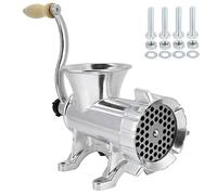 Manual Meat Grinder | Aluminium Alloy Meat Mincer | Hand Cranking Vegetable Grinding Machine Multifunctional Large Meat Grinder Sausage Stuffer Home Kitchen for Meat, Sausage, Pepper, etc