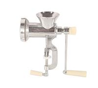 Manual Meat Grinder Hand Crank Meat and Vegetable Mincer, Aluminum Alloy Kitchen Grinding Machine with Ergonomic Handle for Sausage Dumpling Making, Smooth Safe Operation