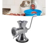 Manual Meat Grinder Silver Suction Cup Type Mincing Machine Aluminum Alloy Sausage Filling for Making Dumplings ,Egg Salad ,Chicken Hamburger ,Especially Baby Food