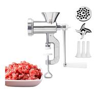 Manual Meat Mincer - Meat Grinder Food Grinder, Non-Slip Design | Detachable for Home Use, Family Use, Easy to Clean and Assemble for Daily Preparation