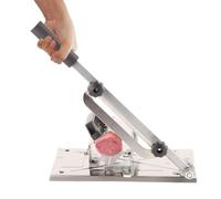 Manual Meat Slicer Frozen Meat Slicer Stainless Steel Meat Cutter Machine Jerky Slicer for Home Cooking Beef Mutton Roll Hot Pot