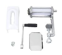 Manual Meat Tenderizer Machine, Aluminum Alloy Meat Cuber Tenderizer Tool with Food Grade PP Rollers, Heavy Duty Kitchen Meat Pounder for Beef Pork Chicken, Easy to Install and Cle