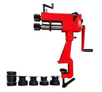 Manual Metal Bead Roller - Durable Steel Tool for Burring, Swaging & Bead Rolling with 6 Dies