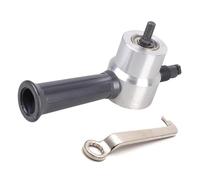 Manual Metal Cutter Double Head Nibbler Electric Drill Attachment Cutting Tool for Tight Workspaces Cutter Drill Attachment