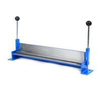 Manual Metal Sheet Bending Folding Machine, 0-90° Adjustable Angle, 0.8mm Max Thickness, Q235 Steel Sturdy Bender Tool with G-Clamps, 460mm Manual Pipe Folder for Factory, Workshop, Home Use