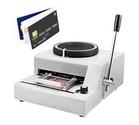 Manual Metal Stamp Code Printer for Embossed Dog Tags, Steel Stamping Tool for Pet ID Tag Making