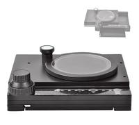 Manual Microscope Stage,360° Rotatable Z Axis XY Gliding Stage,Precise Travel Slide Table, for Microscopes, Macro/Micro Photography