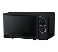 Manual Microwave, 800 W, 20 Litre, 35 Minute Timer, Black, Igenix IGM0820B