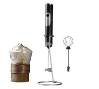 Manual Milk Frother - Juice Frother with Handheld Whisk with Ergonomic Handle | Removable Milk Frother, Coffee Mixer for Knocking, Latte, Matcha, Easy Clean Hand Blender, Perfect