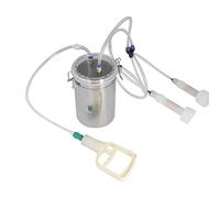 Manual Milking Machine,Handheld Portable Milking Machine for Cows,Milker Powered Pulsation Vacuum Pump