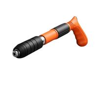 Manual Mini Nail Gun Kit - 4 Gears Adjustable Fastening Tool for Wall, Ceiling, Wire Hider - Low Noise Air Nailer for Concrete (1 Cordless)
