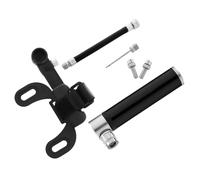 Manual Mini Portable Bicycle Aluminum Alloy Inflator Basketball Football For Basketball Football Volleyball(Black)