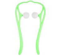 Manual Neck and Shoulder Massager, Trigger Point Therapy Tool, Pain Relief Device, Green