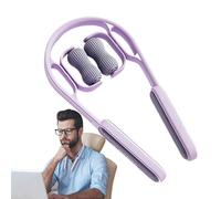 Manual Neck Roller, Cervical Massager Roller, 15.67x9.06x1.77 Inches Massage Tool with Ergonomic Design, Shoulder Relaxer, Trigger Point Rollers with Sturdy Build, Massager for Offices Work Picnic