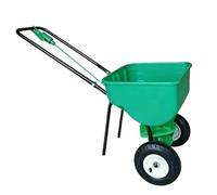 Manual Non-Electric Seed Spreader Cart Multi-Purpose Spreader for Lawn Garden & Road Maintenance
