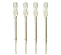 Manual Nose Clipper - Precise Stainless Steel Double Sided Nose Trimmer | 4 Piece Nose Hair Removal Device for Home, Travel, Work and Dorm, at