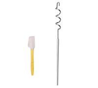 Manual Nut Butter Mixer - Steel Jar Mixing Tool, Hand Crank Blender for Chocolate Spreads, Paste | Mixing Device