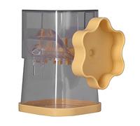 Manual Nut Chopper Hand Crank Nut Grinder Effortless Easy to Clean for Almonds Hazelnuts Pecans ABS Material Durable Blade Non Slip Chopper Knob (Yellow)