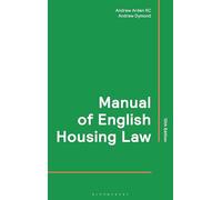 Manual of English Housing Law