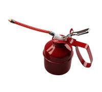 Manual Oil Can - Hand Pump Oil Can Tool | Vintage Lever Pump Oiler Can For Lubrication | Leak-Proof Hand Pump Oiler | Metal Automotive Oiler With Spout For Hood Parts, Tire Trim, Engine, Cylinder