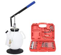 Manual Oil Filler Automatic Transmission 7.5 L with 13 Adaptors, Hose and Transport Case, Plastic Metal, Compatible with Ford Audi VW Mercedes BMW