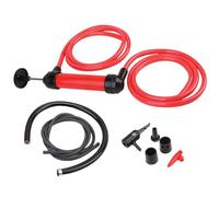 Manual Oil Suction - 200cc Portable Fluid Extractor With 2M Hose 2.0mm Wall | Leakproof Alloy PVC Pump | Cylinder Design For Easy Transfer | Suctions Tool For Garage Vehicle Workshop Outdoor
