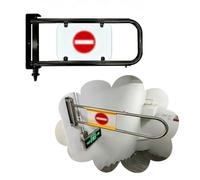 Manual Open & Close Retractable Swing Gate, 1-Way Entry/Exit Barrier