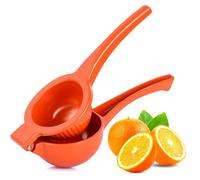 Manual Orange Juicer Stainless Steel Citrus Squeezer Dishwasher Safe | Die-cast aluminium, Stainless steel blade, Dishwasher safe, Manual operation, 9 x 3.5 x 3.6 inches