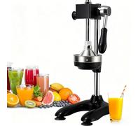 Manual Orange Juicer with U-Shaped Base and Large Pressure Plate for Easy Fresh Juice Extraction