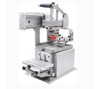 Manual Pad Printer for Metal, Plastic, Glass & Ceramics - Adjustable Single Color Transfer Machine with Flexible Worktable for Custom Designs