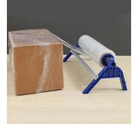 Manual Pallet Wrapper with Transparent Film, 2 Installation Methods for Efficient Logistics, Transportation, and Parcel Packaging