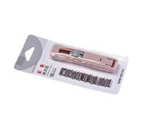 Manual Paper Clips Dispenser with 8 Metal Clamp Refills for Organizing Document Archival File Music Score Clamp File Owner