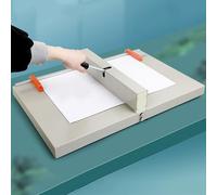 Manual Paper Creaser and Folding Machine for Office and Commercial Use, Heavy Duty Scoring Tool for Efficient Document Preparation