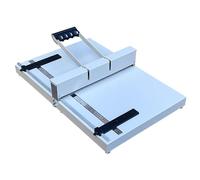 Manual Paper Creasing and Scoring Machine with Clear Scales, Positioning Stops for Greeting Cards and Booklets