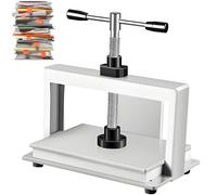Manual Paper Press Machine, 3306 lbs Flat Press for A3/A4 Paper, Book Binding, Office Use, Non-Slip Base