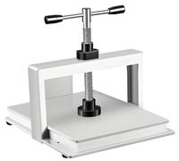 Manual Paper Press Machine, A3 A4 A5 Sized Papers Flatting Machine,Manual Steel Bill Letter,Manual Paper Press,3306lbs/1500kg Pressure for Notes, Office Invoice, Bookbinder(A3)