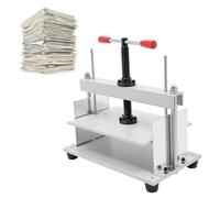 Manual Paper Press Machine for A4 Binding, Double Balance Bar Design, 1 Ton Pressure, Efficiently Press Documents, Books, and Banknotes for Perfect Flattening