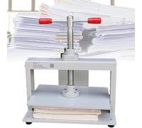 Manual Paper Press Machine for Book Flattening, Hand Wheel Flat Paper Press for Stamps, Receipts, A4 Documents, Ideal for Express Orders and Bookbinding