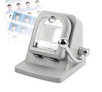 Manual Passport Photo Cutter, 45×35mm Passport Photo Die Cutter, Interchangeable Die Mold, Right Angle & R3 Rounded Corner, ≥1 Million Cuts, For Id Passport Visa Pictures Straight-edge 45*35mm