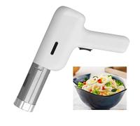 Manual Pasta Machine Made of 304 Stainless Steel, Pasta Press Feed Speed of 5.5 Mm/s Without Load, Pasta Maker Automatic Pasta Preparation with Built in Lithium Battery for nudel