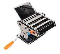 Manual Pasta Maker, 9 Adjustable Thickness Stainless Steel Noodle Maker Spaghetti Roller Pressing Machine for Home Kitchen